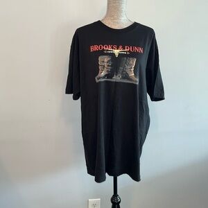 Brooks & Dunn Cowboy Town Tour Western Graphic T Shirt
Black XXL Short Sleeve